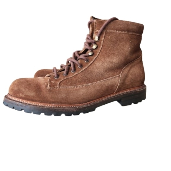 Ralph Lauren Polo Country Alpine Boots Made In Italy Suede Vibram Men’s 11D main image 5